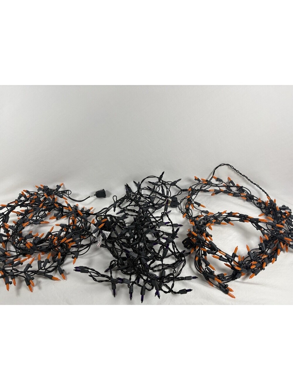 Lot of Orange & Purple String Lights Halloween